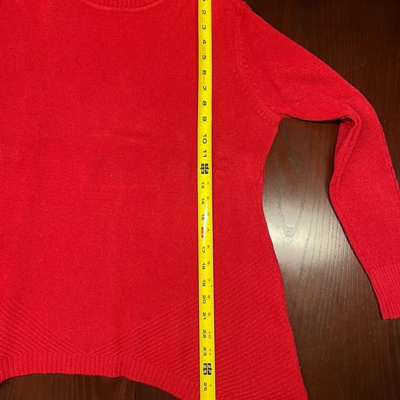 PATRIZIA LUCA | Milano Red Knit Sweater | NWOT | Size XL - Picture 9 of 11